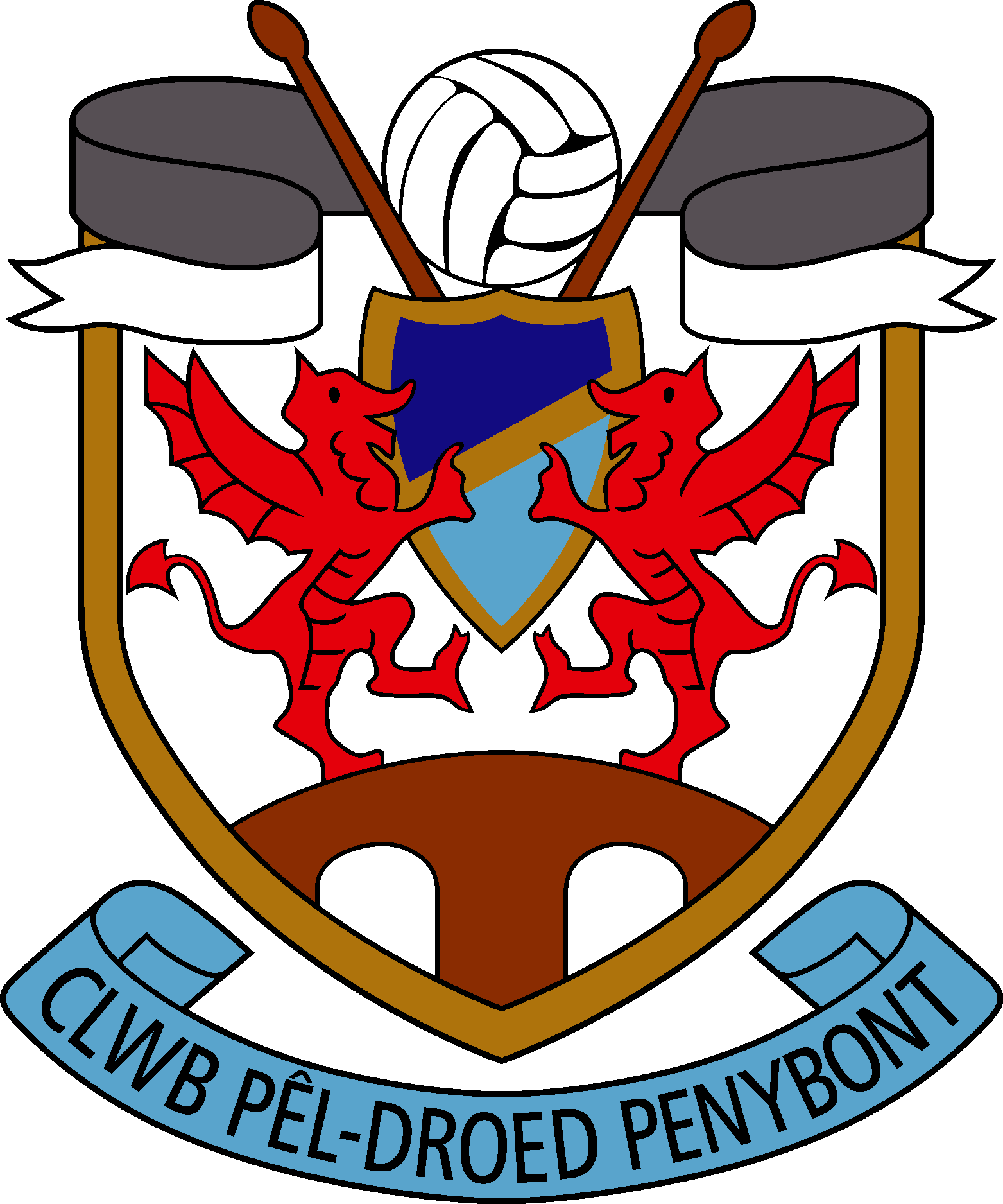 CPD Penybont Bridgend Logo Vector Logo